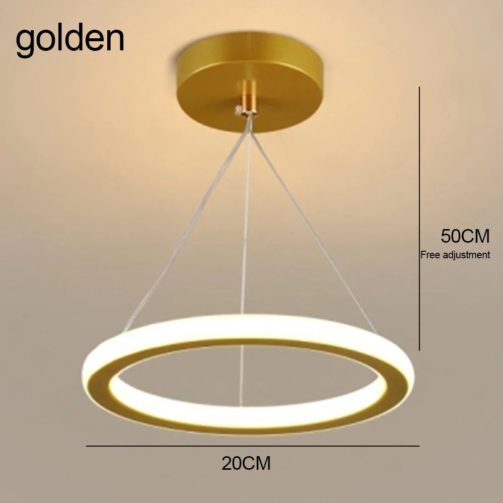 Three Colour LED Ceiling Chandelier