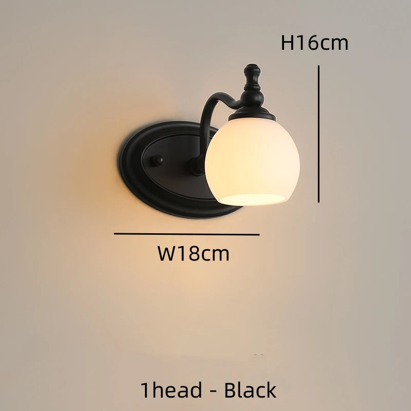 Vintage Bronze Vanity Wall Light
