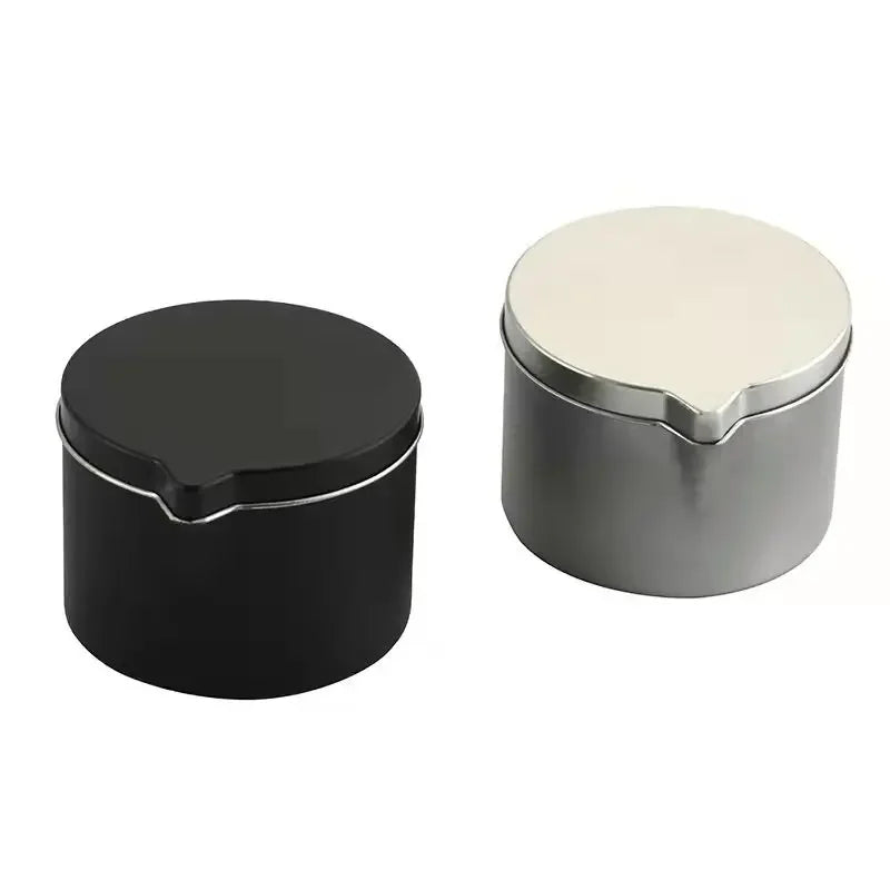 12pcs Tinplate Candle Jar With a Handy Spout Aromatherapy Massage Cream