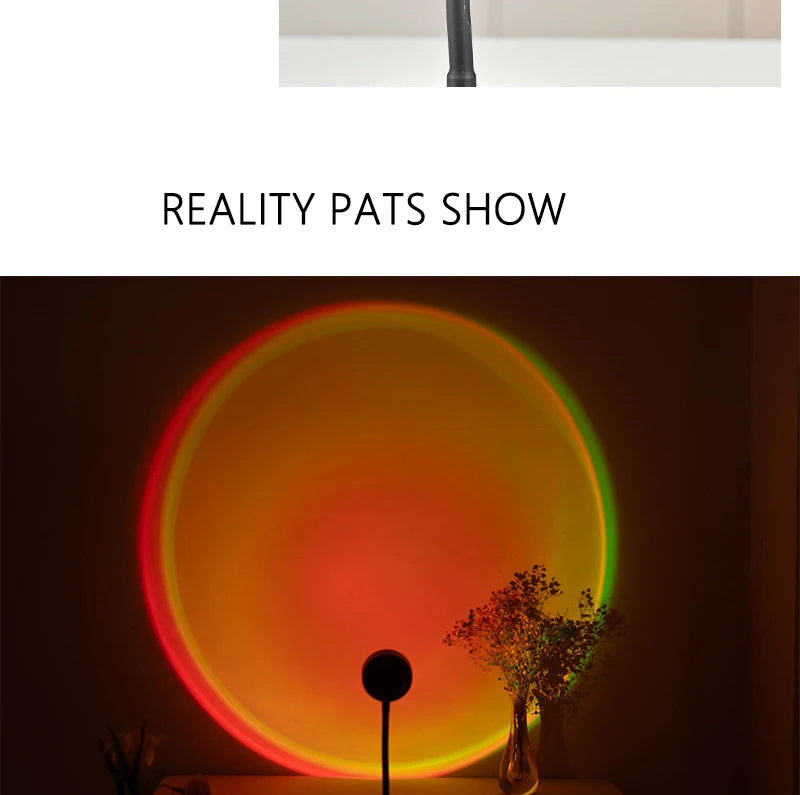 LED Sunset USB Party Projector