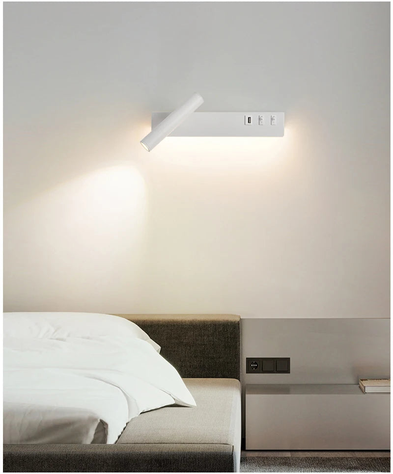 Bedside Reading Spot Wall Lamp