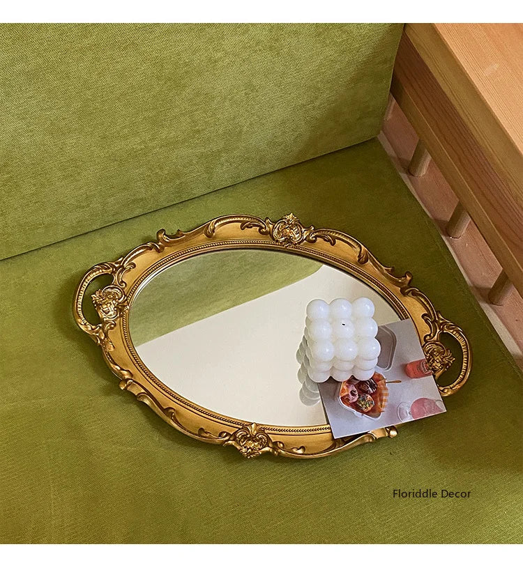 European Oval Decorative Tray
