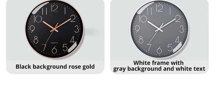 8 Inch Mute Quartz Wall Clock Cubic Digital Clock