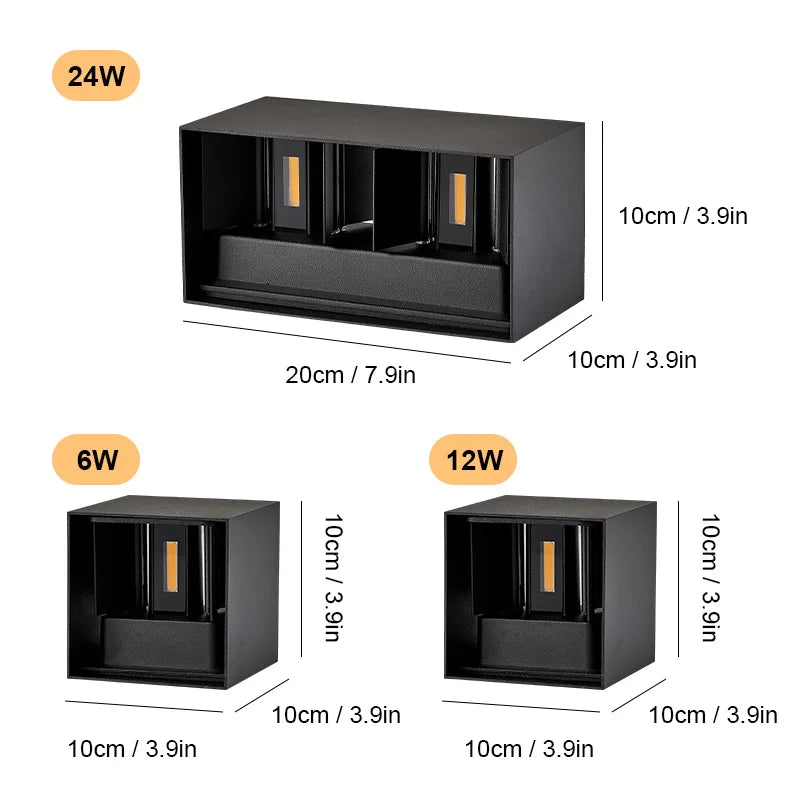 Aluminum Waterproof LED Outdoor Wall Light