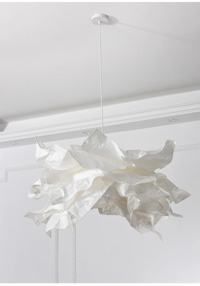 White Paper Cloud Pendant Light