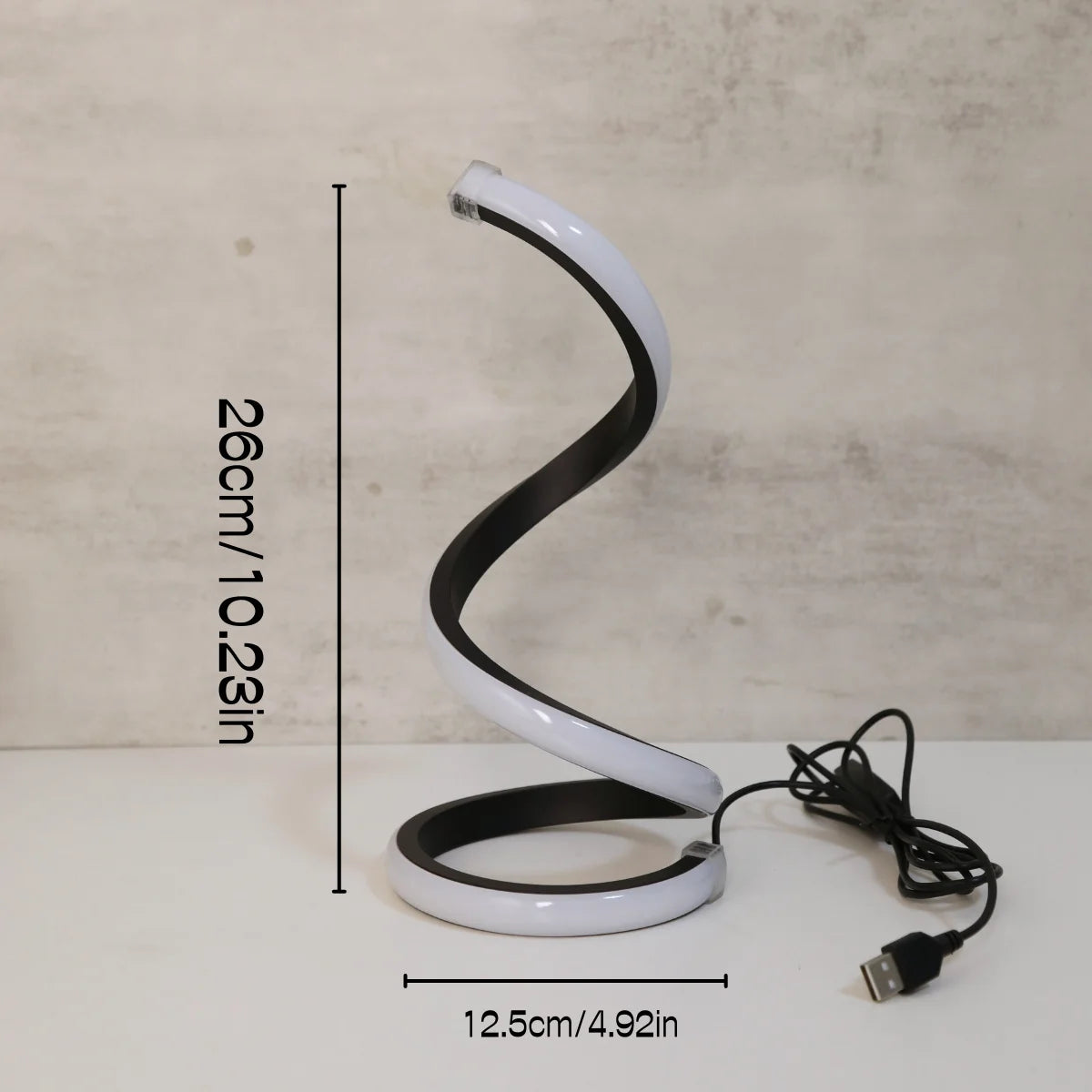 LED Spiral Desk Lamp
