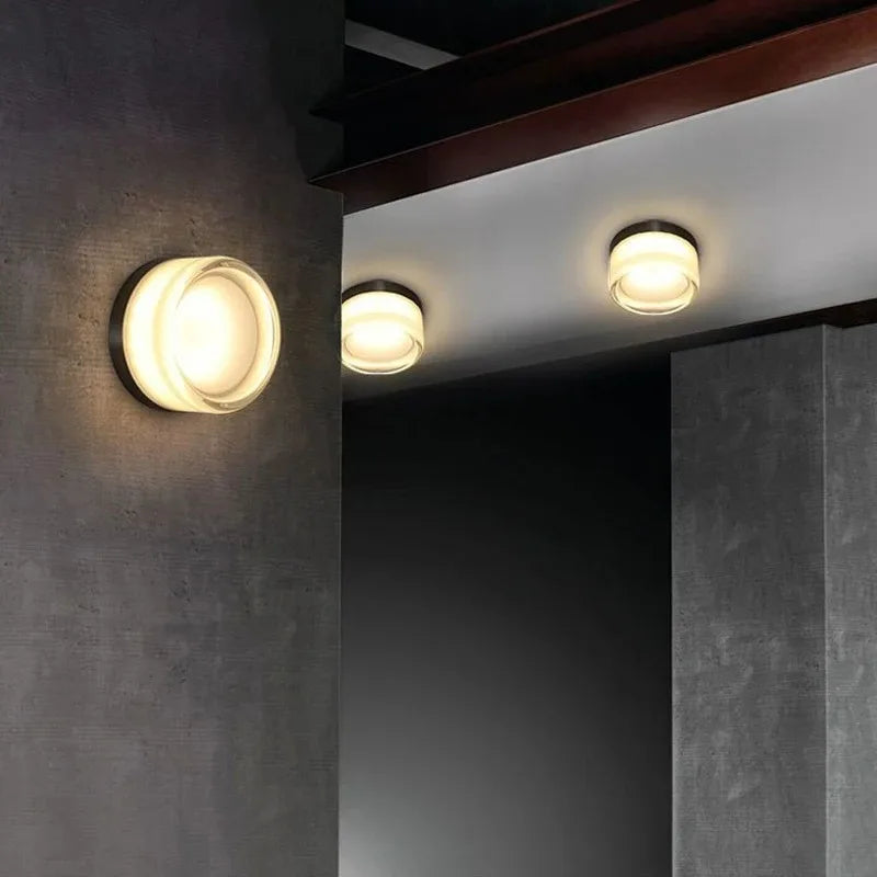 Round Acrylic LED Wall Sconce