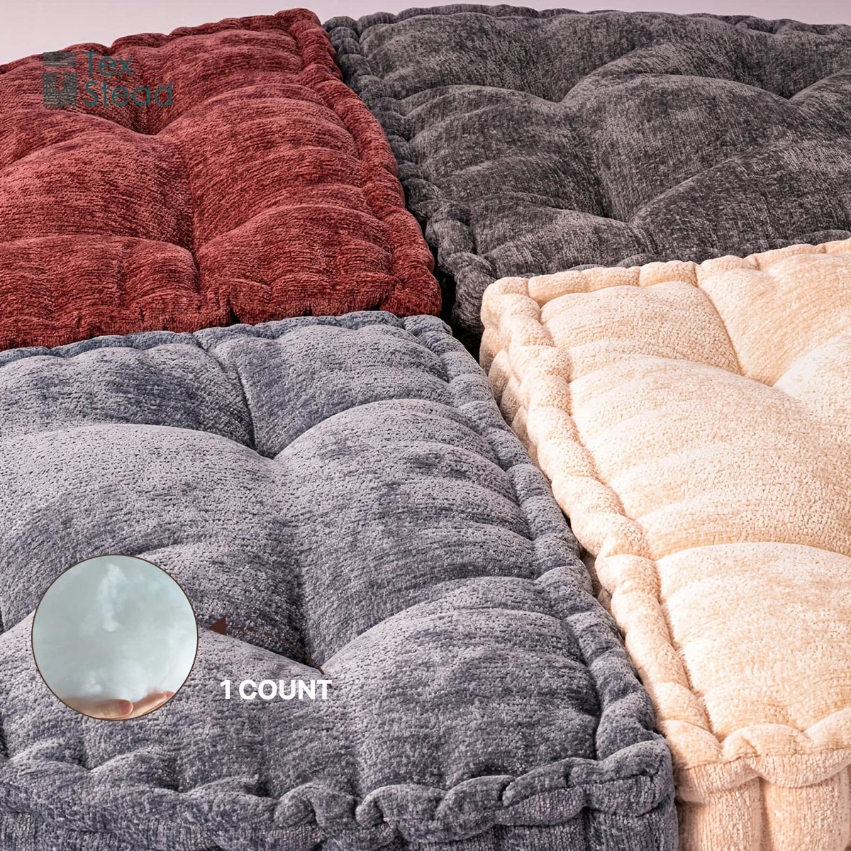 1 count Triangle cushion，Reading pad，Triangular shape with insert，Chair/Floor/Sofa/Outside Cushion