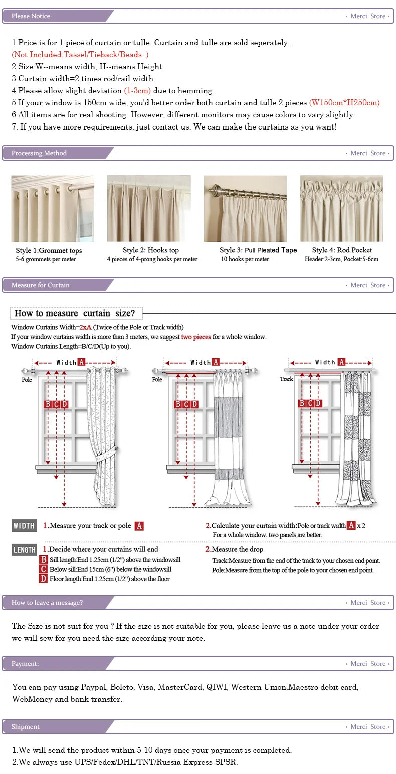 Modern Thermal Insulated Noise Reducing 100% Blackout Curtains