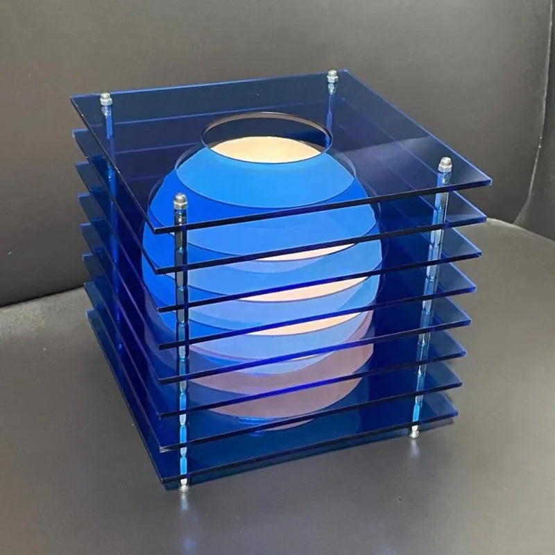 Acrylic Layered Moon Lamp