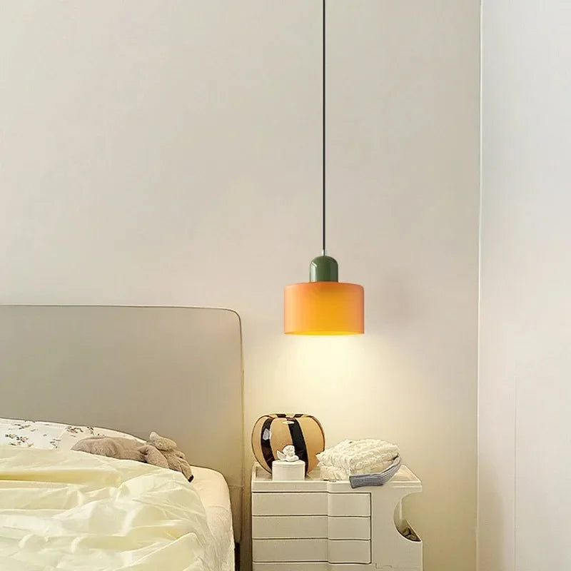 Two Tone Glass Pendant Light