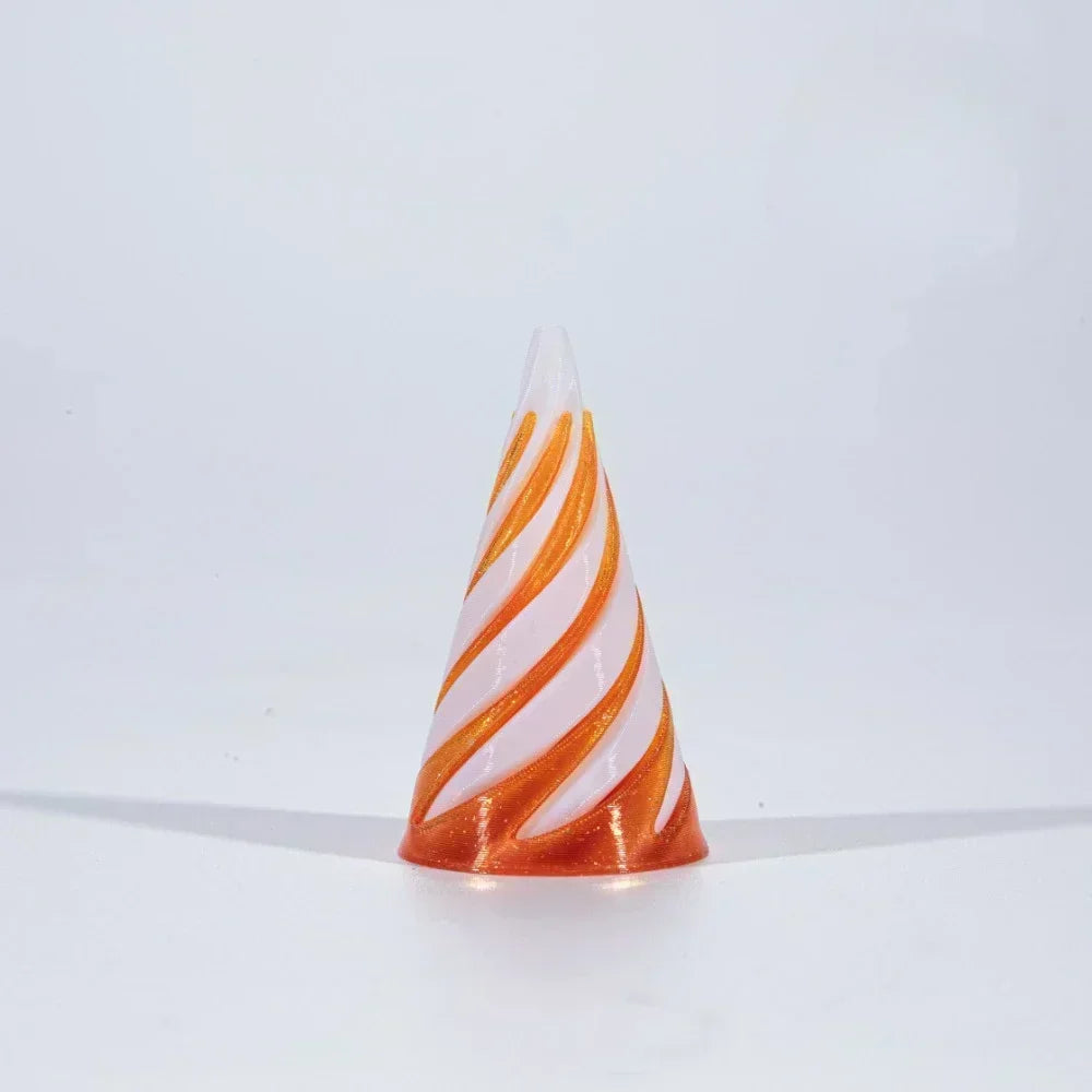 3D Printed Helix Screw Rotating Toys Stress Reducing Tool Pyramid