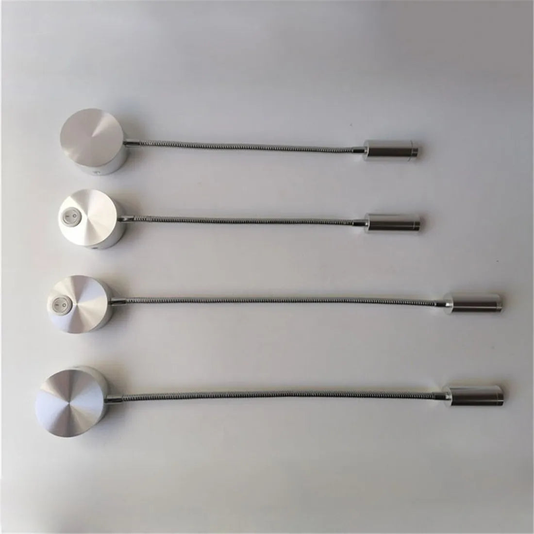 L40cm Long gooseneck 3W Led Wall Light Bedside Led Wall Lighting Black