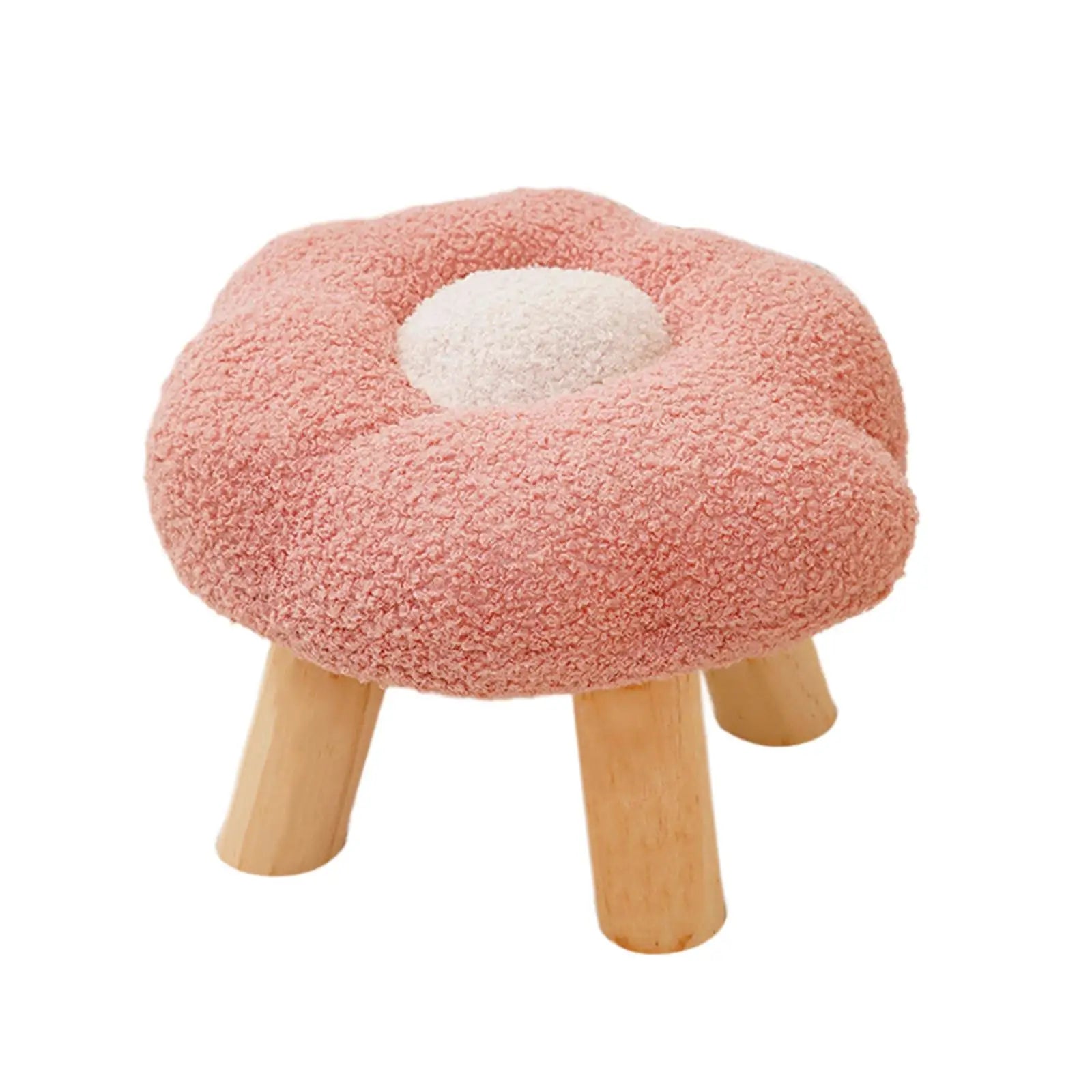Wooden Small Foot Stool, Non Slip Footrest