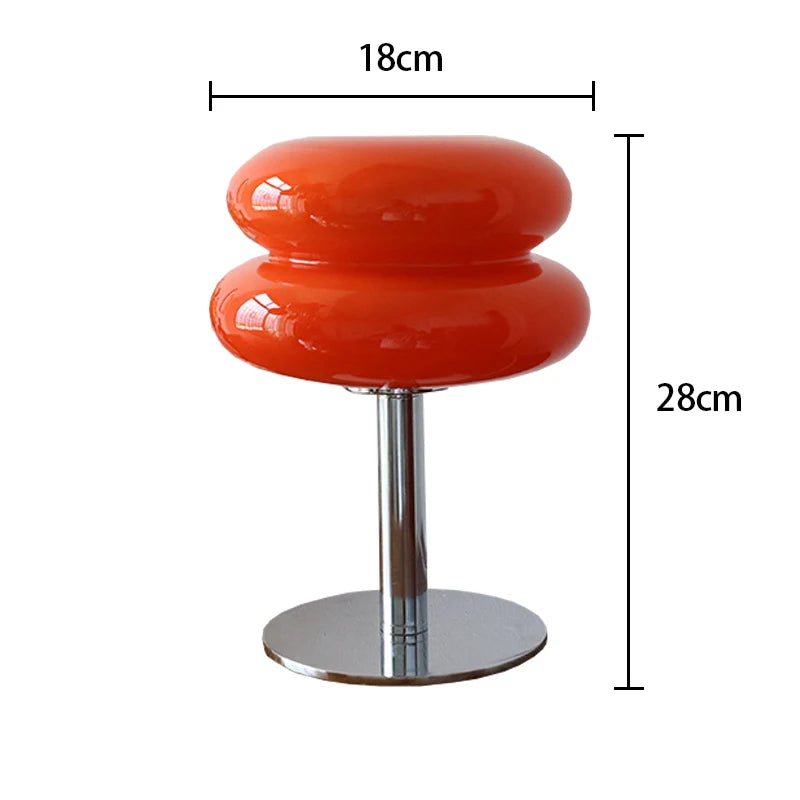 Macaron Trichromatic Glass Lamp