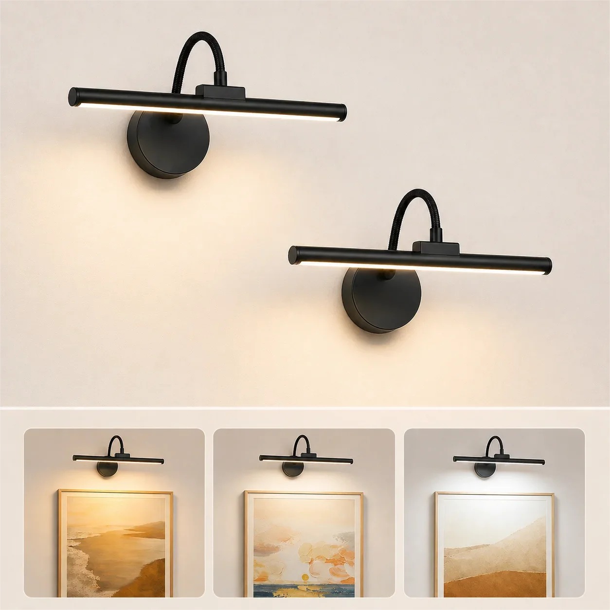 Wireless LED Picture Light With Remote