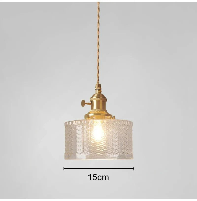 Nordic Green Glass Pendant Light