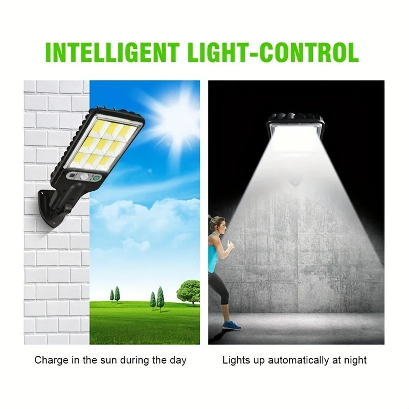 Solar Sensor Street Lamp with Remote