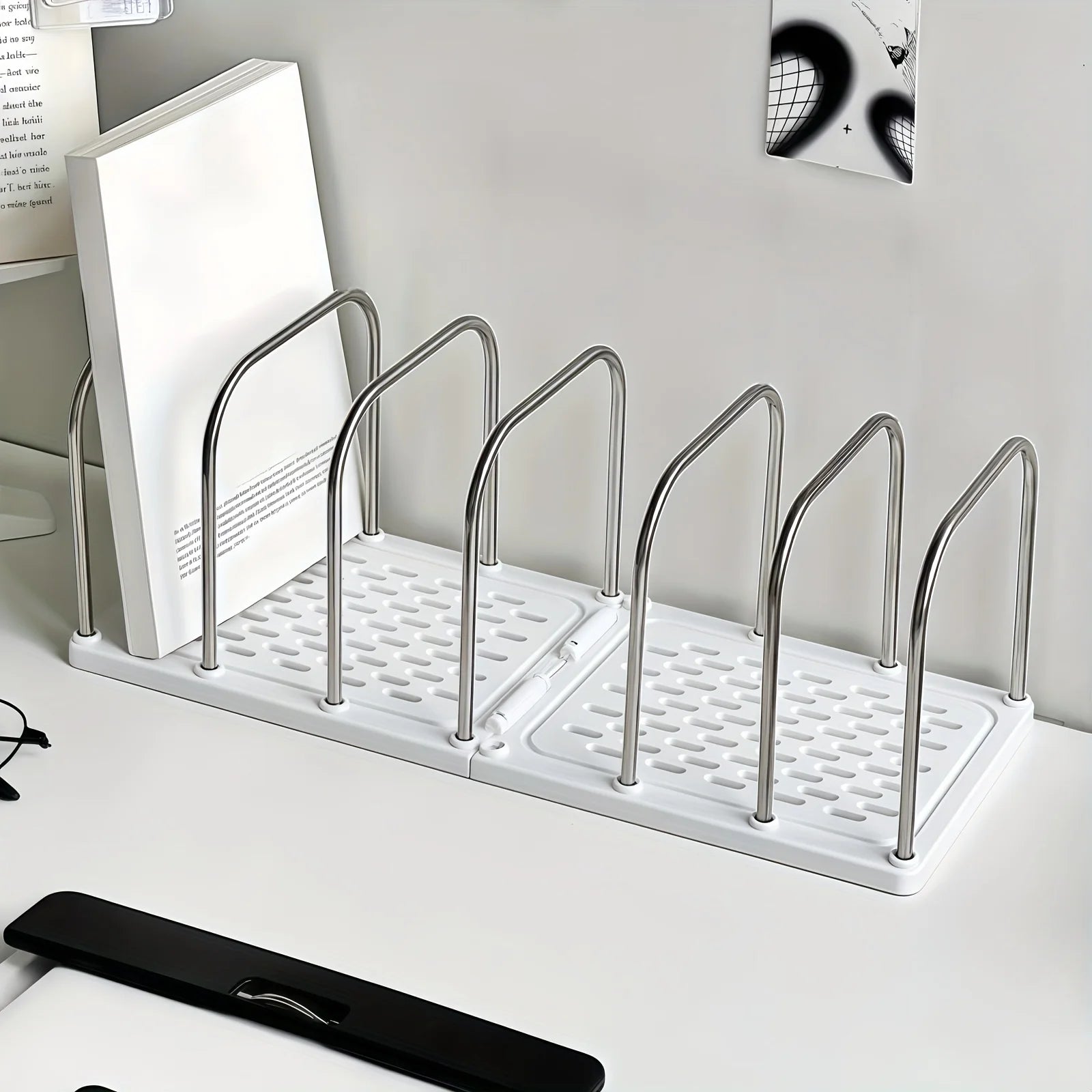 Minimalist Vertical Desk Book Stand