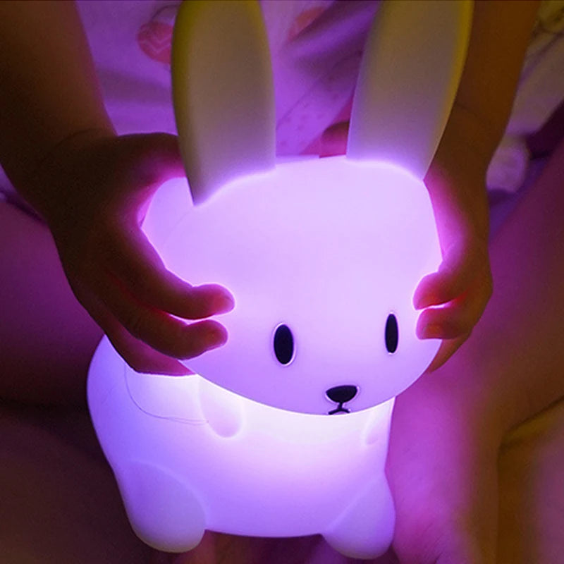 Silicone Rabbit Night Light