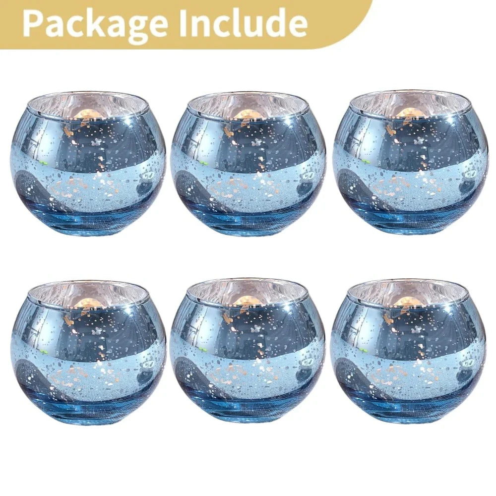 Mercury Glass Votive Candle Holders