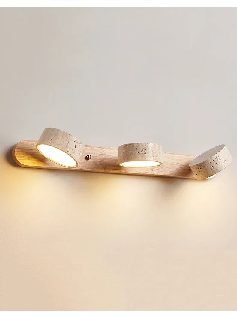 Travertine Spot Wall Light