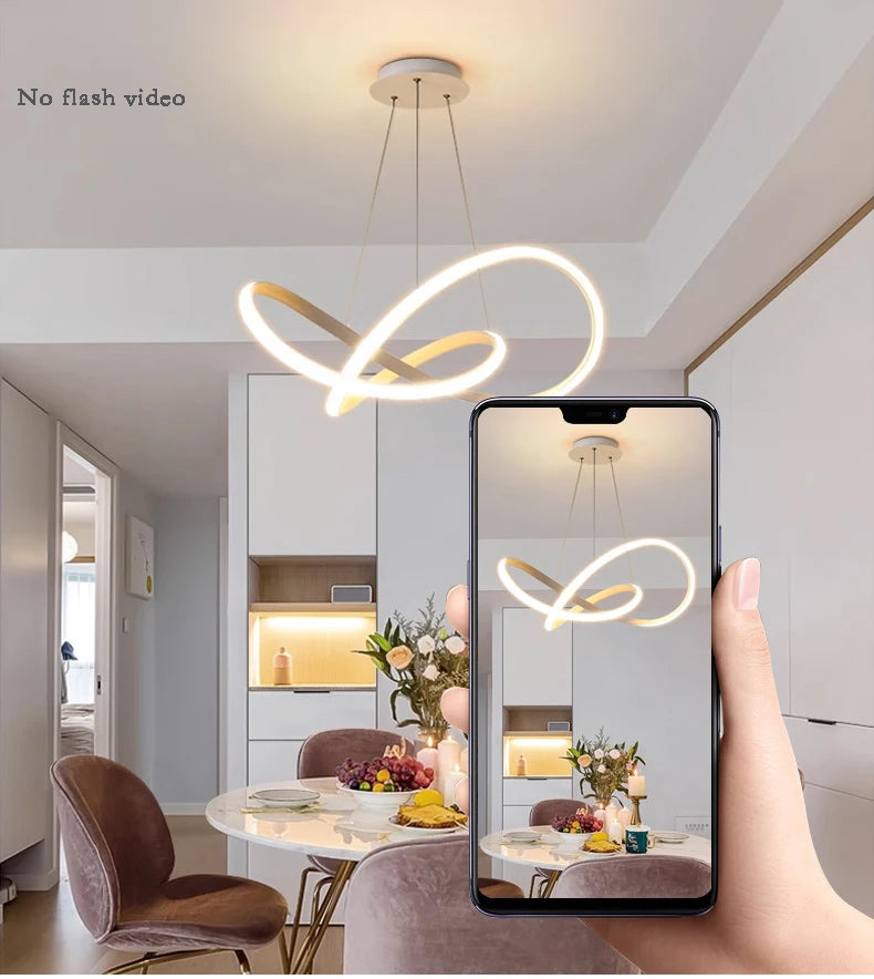 Minimalist LED Pendant Chandelier