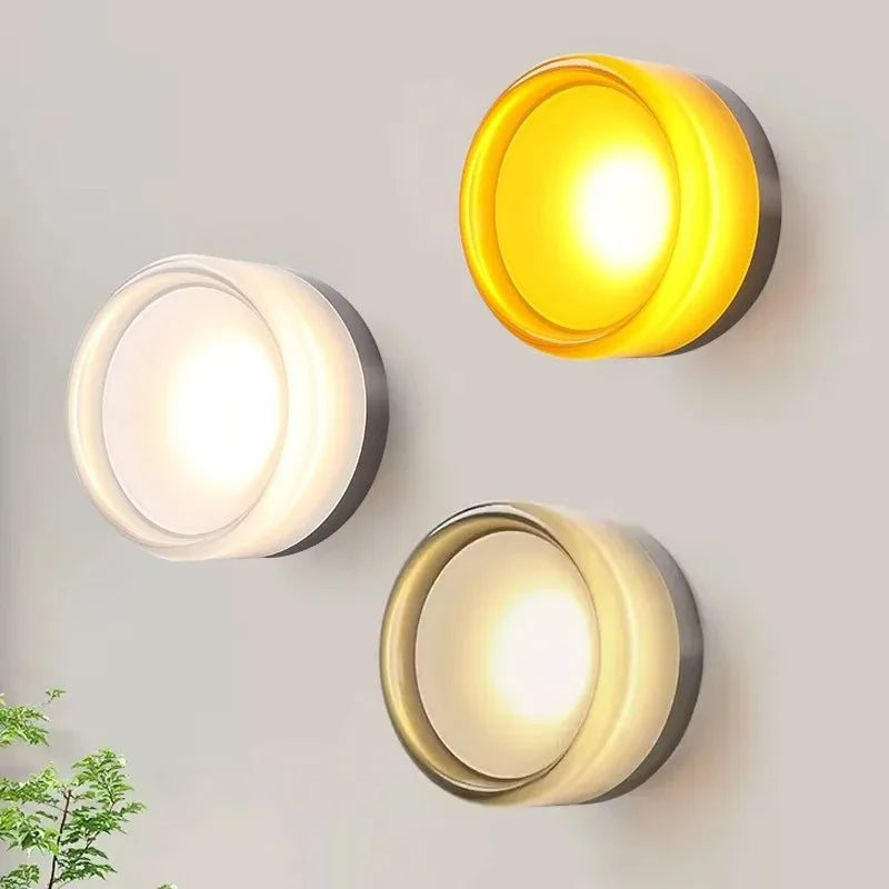 Round Acrylic LED Wall Sconce