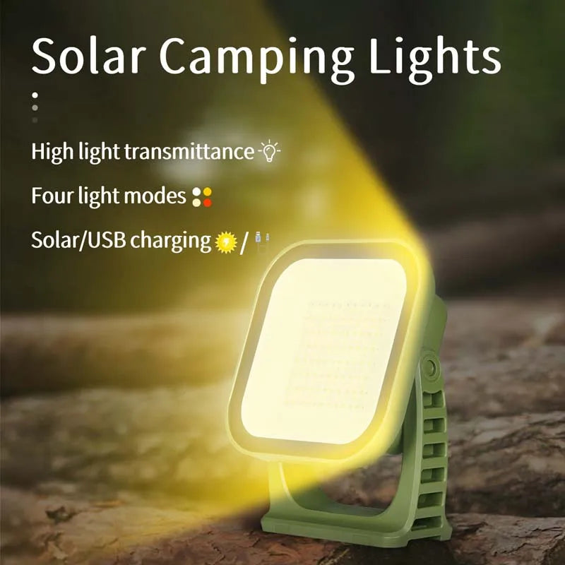 MOSLIGHTING Solar Chargin Tent Strong Light with Magnet Zoom Portable