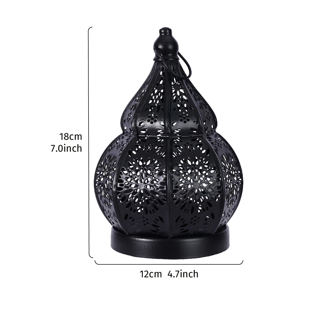 Moroccan Gourd Lantern Candle Holder