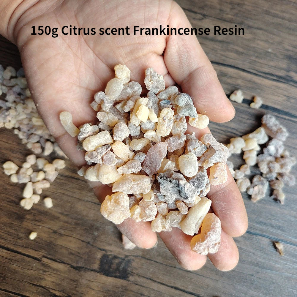 Resin Frankincense and Metal Censer Set