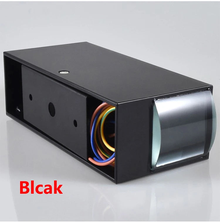 Silver Aluminum COB Outdoor Wall Light