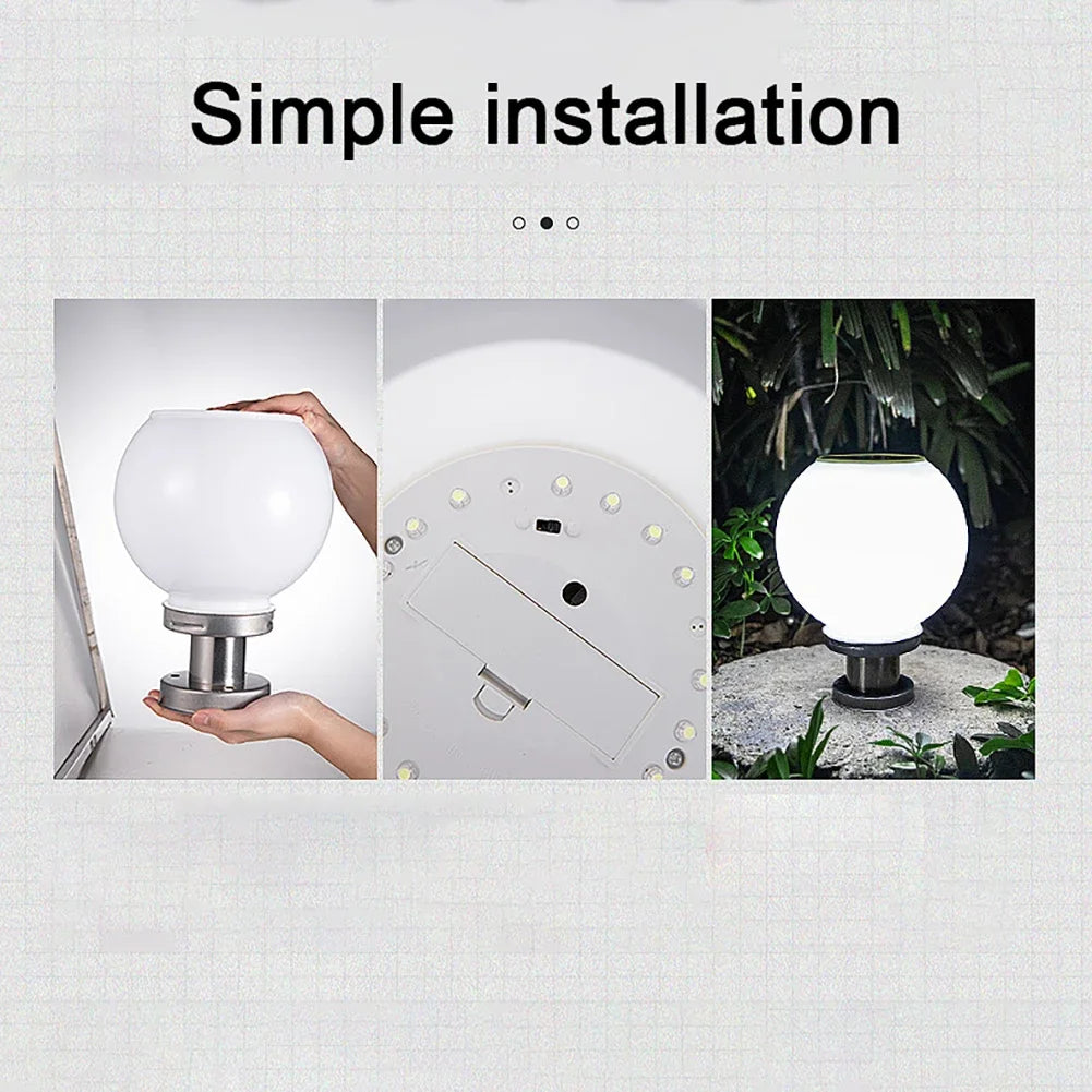 Solar Landscape Lighting Outdoor Fixtures Courtyard Garden Lawn Street