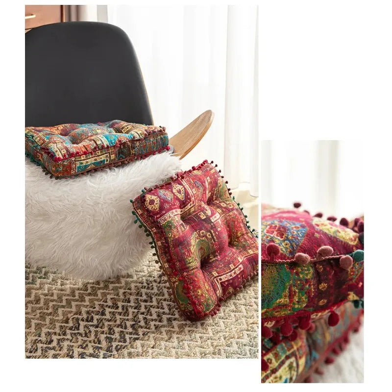 Bohemian Square Floor Seat Cushion