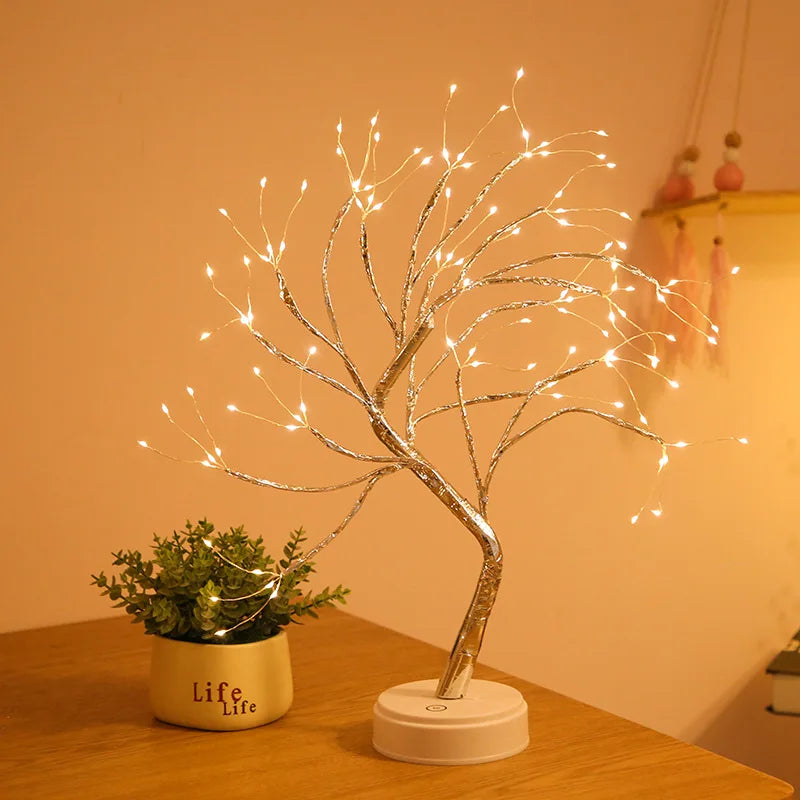 LED Rose Leaf Tree Lamp