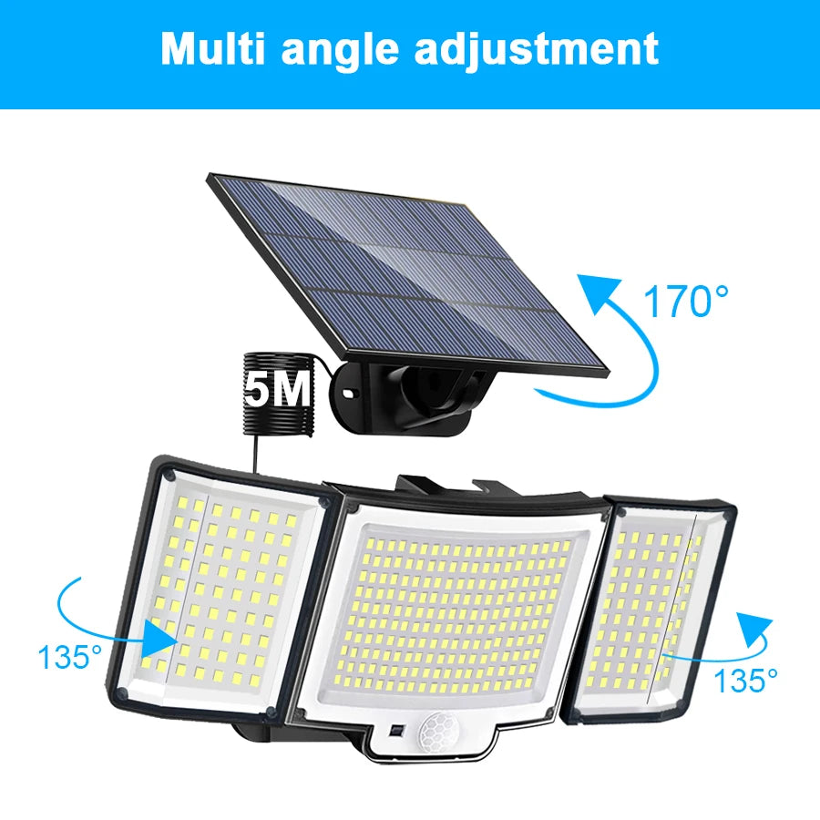 238 LED Solar Motion Sensor Light