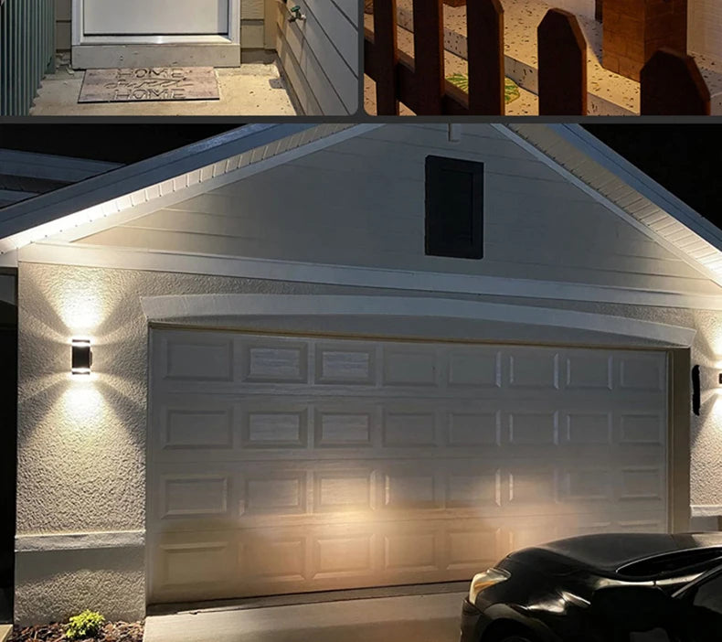 E27 Outdoor Up And Down Wall Sconce
