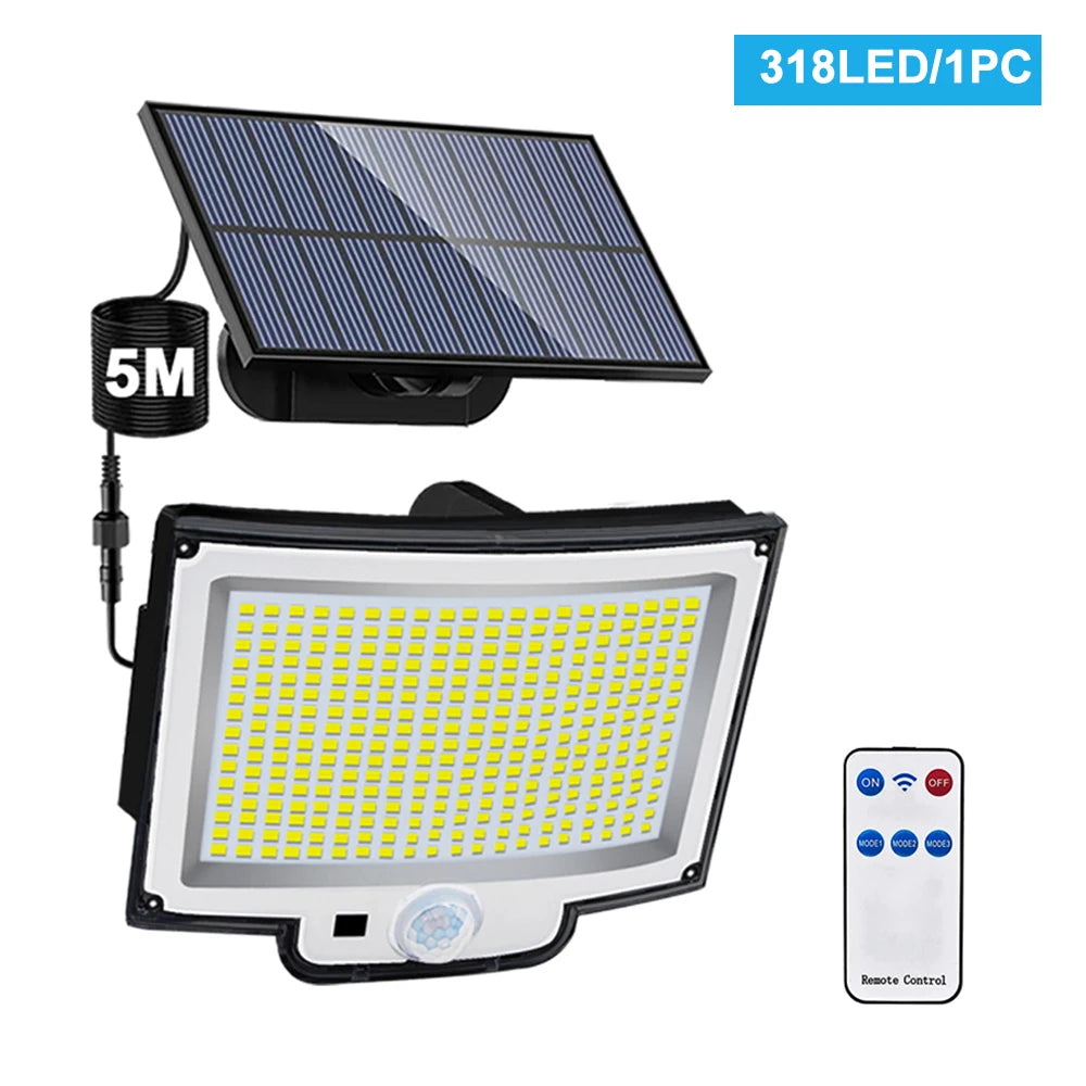 Solar Security Flood Light Motion Sensor