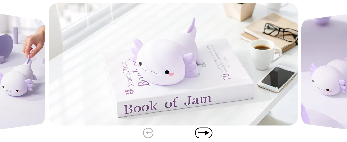 Axolotl Silicone Night Light