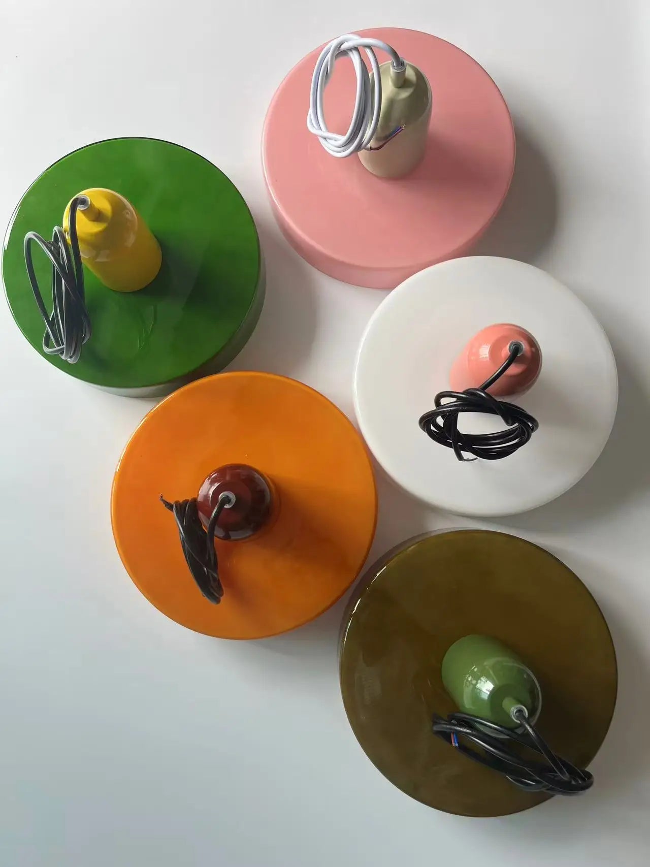 Nordic Retro Glass Pendant Light