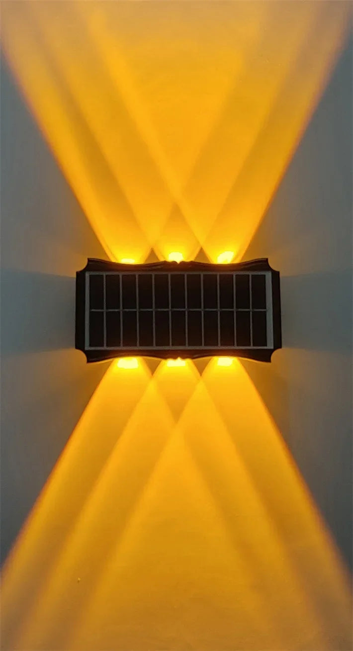 Up & Down Solar Wall Light