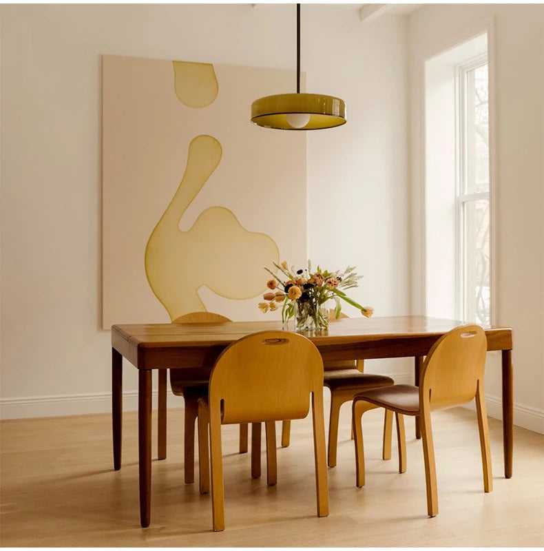 Nordic Retro Glass Chandelier Living Room Dining Room Bedroom