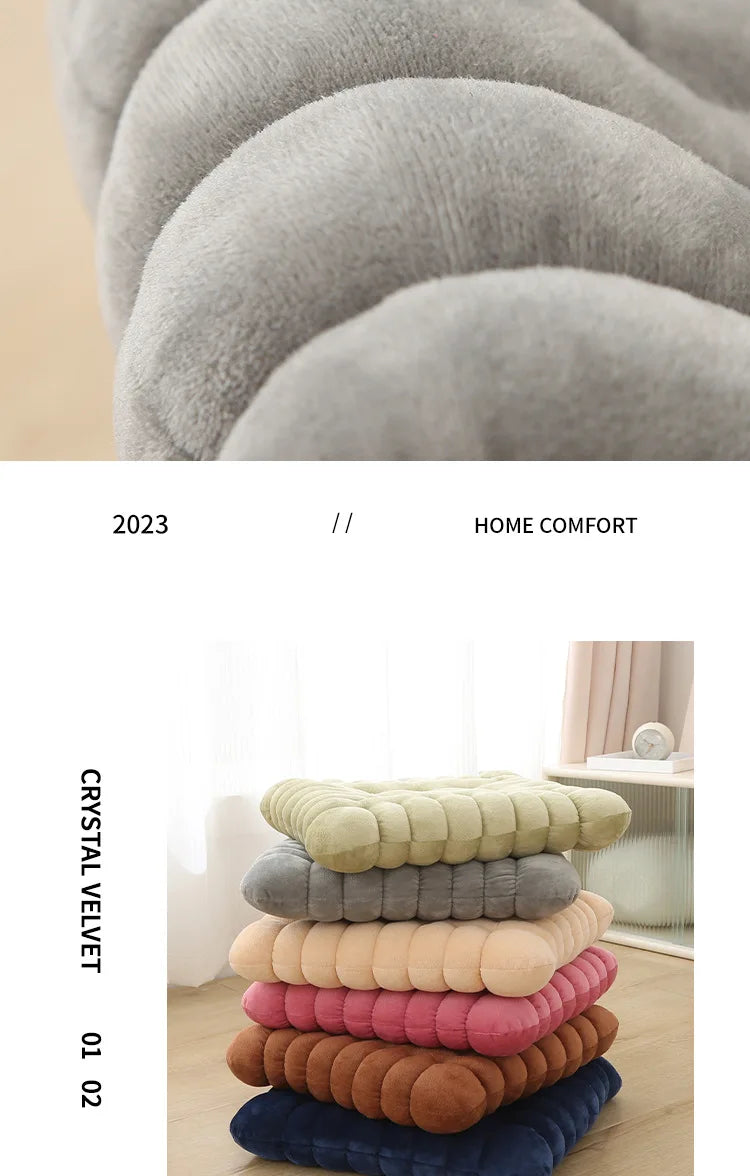 Thickened Biscuit Floor Seat Cushion