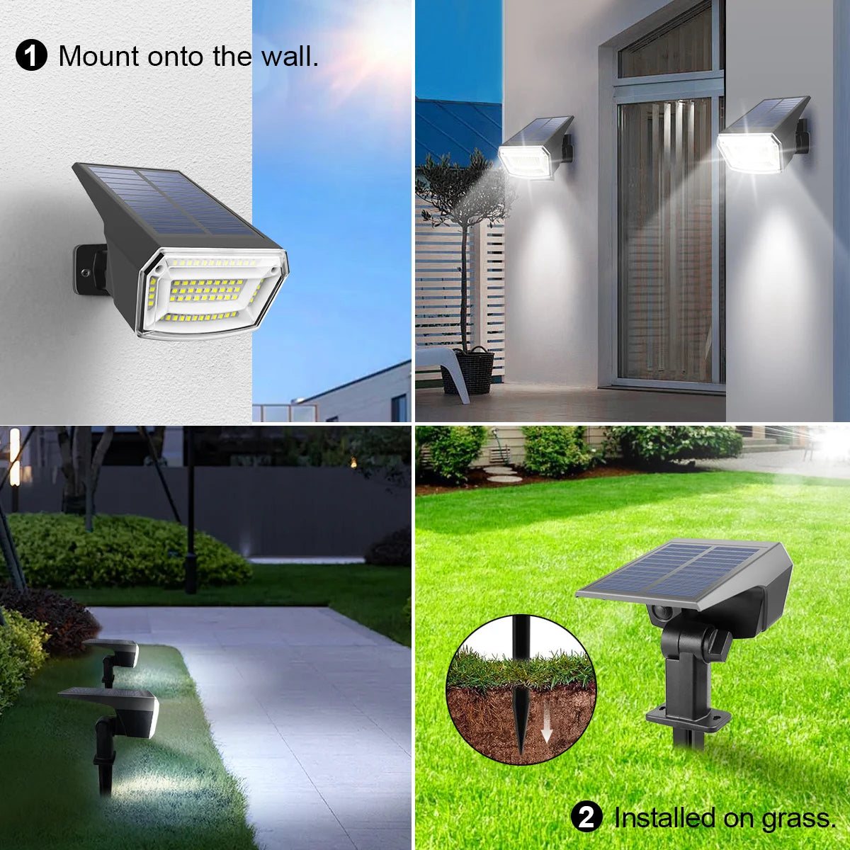 Solar LED Floodlight Spotlight