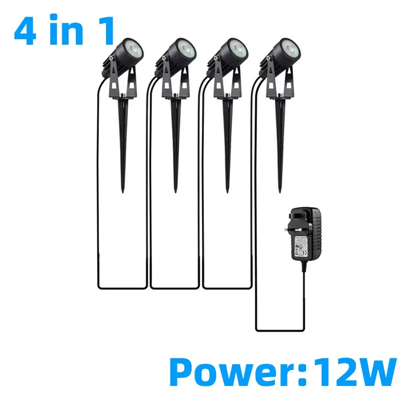 Low Voltage Garden Pillar Lights