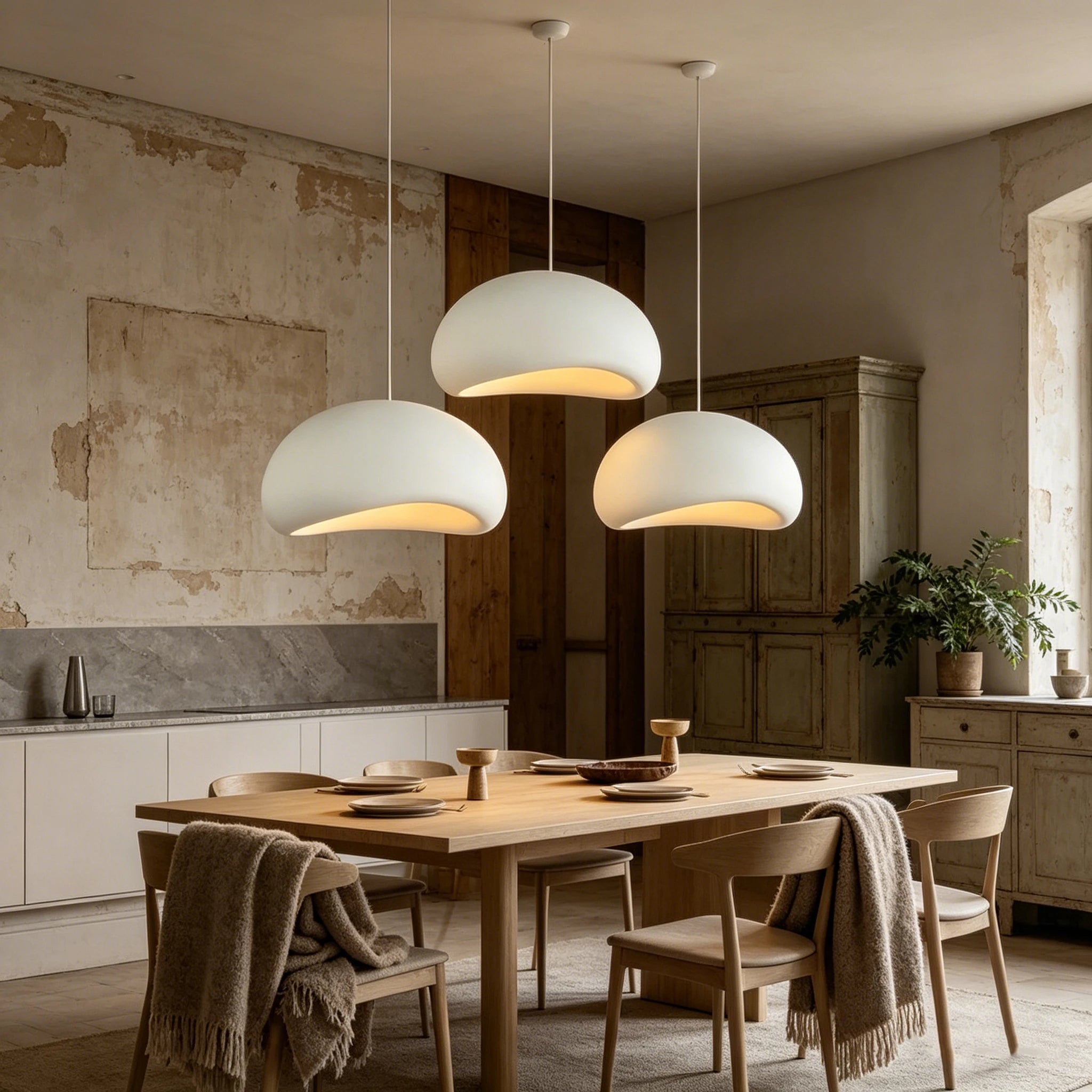 Wabi Sabi Dome Pendant Light