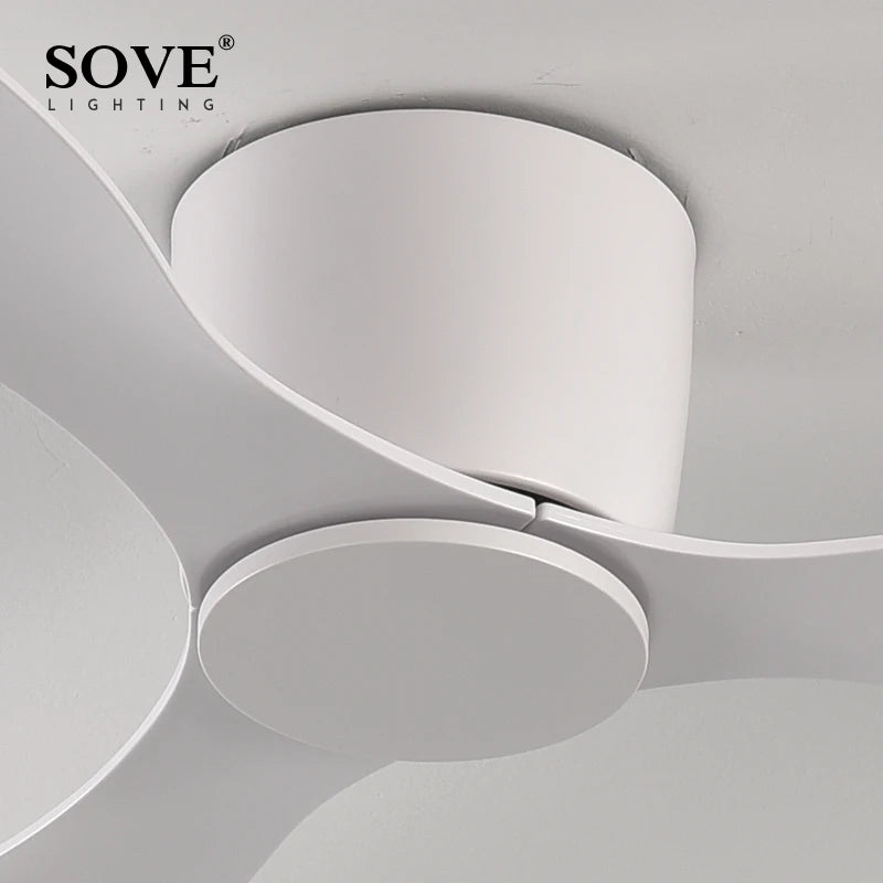 Low Profile White Ceiling Fan