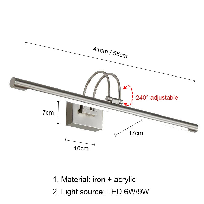 Modern Bathroom Mirror Wall Lamp