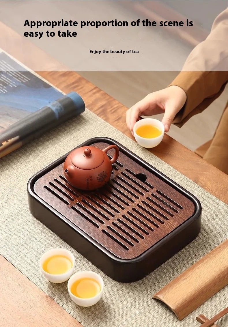 Bamboo Draining Tea Tray