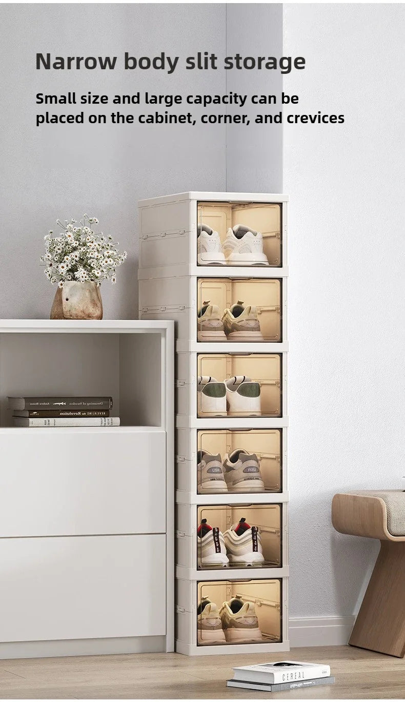 Foldable Transparent Shoe Storage Box